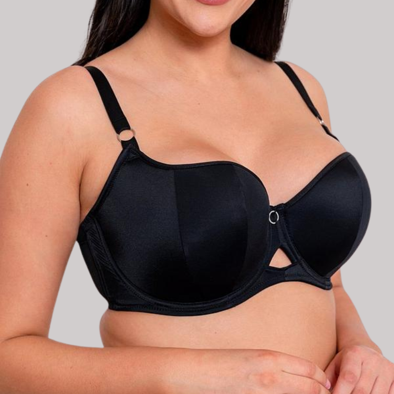 Sujetador Push Up Negro con Relleno