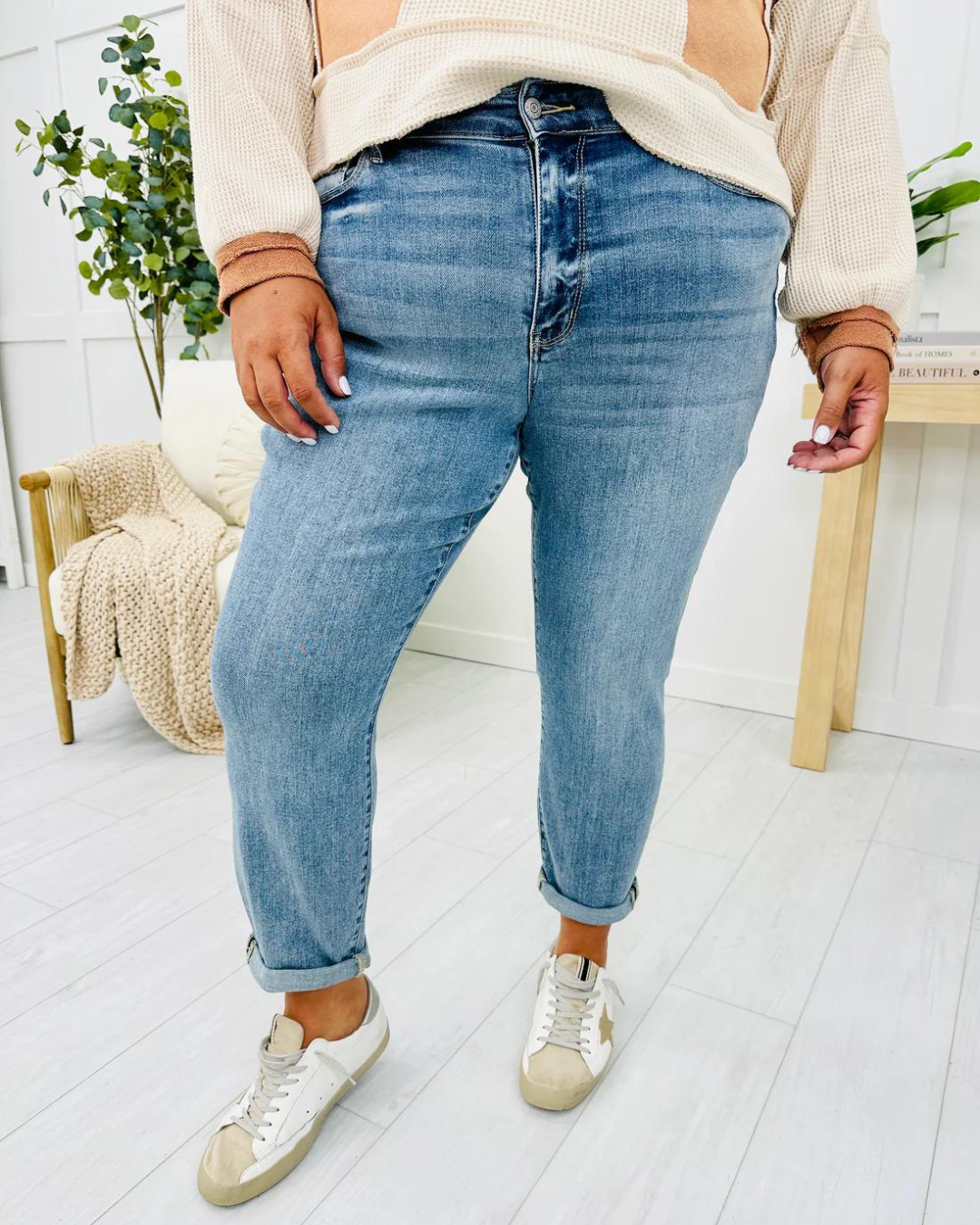 Pantalón Vaquero de Tiro Medio