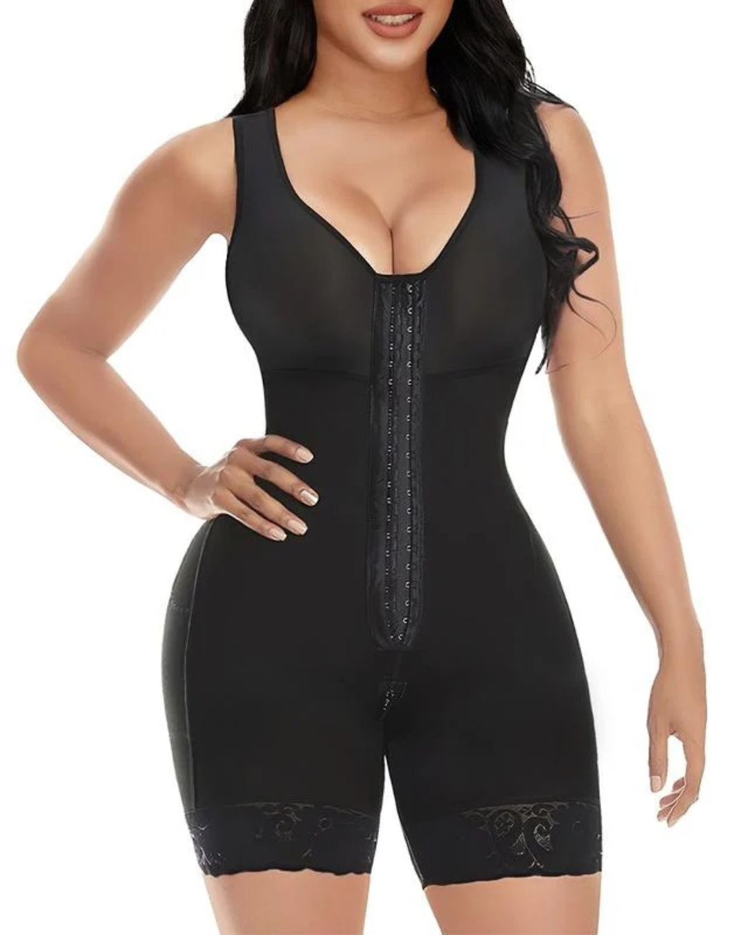 Faja Modeladora con Broches Frontales y Tirantes Ajustables