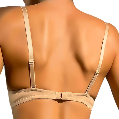 Sujetador con Push Up Escote Delantero para Todas las Tallas